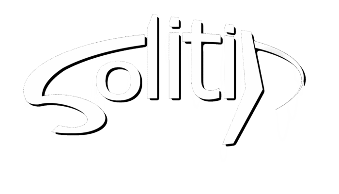 Solitip Logo weiร mit Schatten optimiert fรผr Video